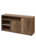 KU2-15DN3 P skříňka nízká 2-dveřová, nika, 740x1522x400, provedení pravé, korpus a dvířka dub halifa